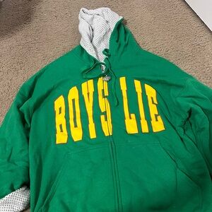 Boys Lie Green and Yellow Jacket